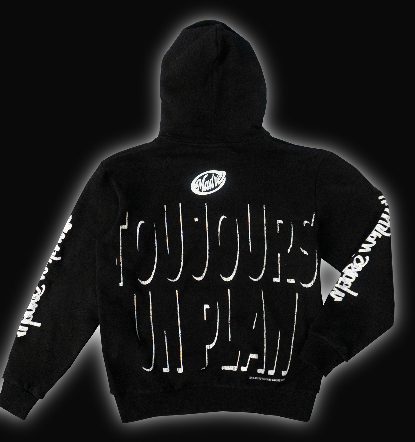 T.U.P. BLACK HOODIE