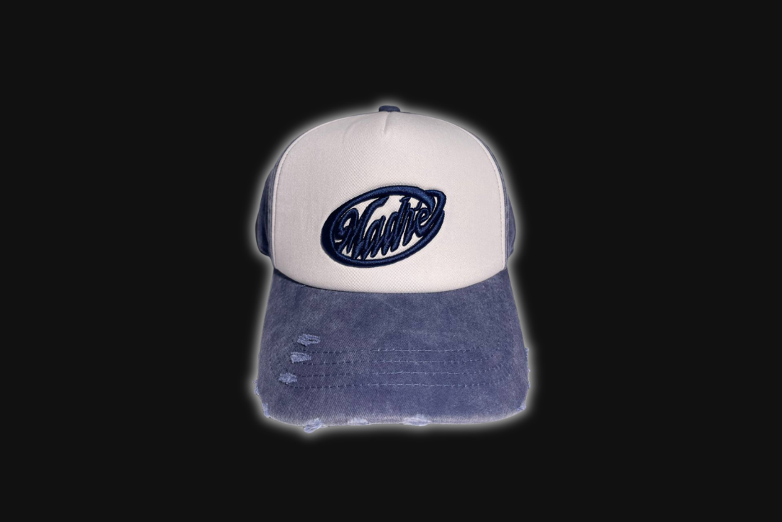 MADRÉ BLUE DISTRESS CAP