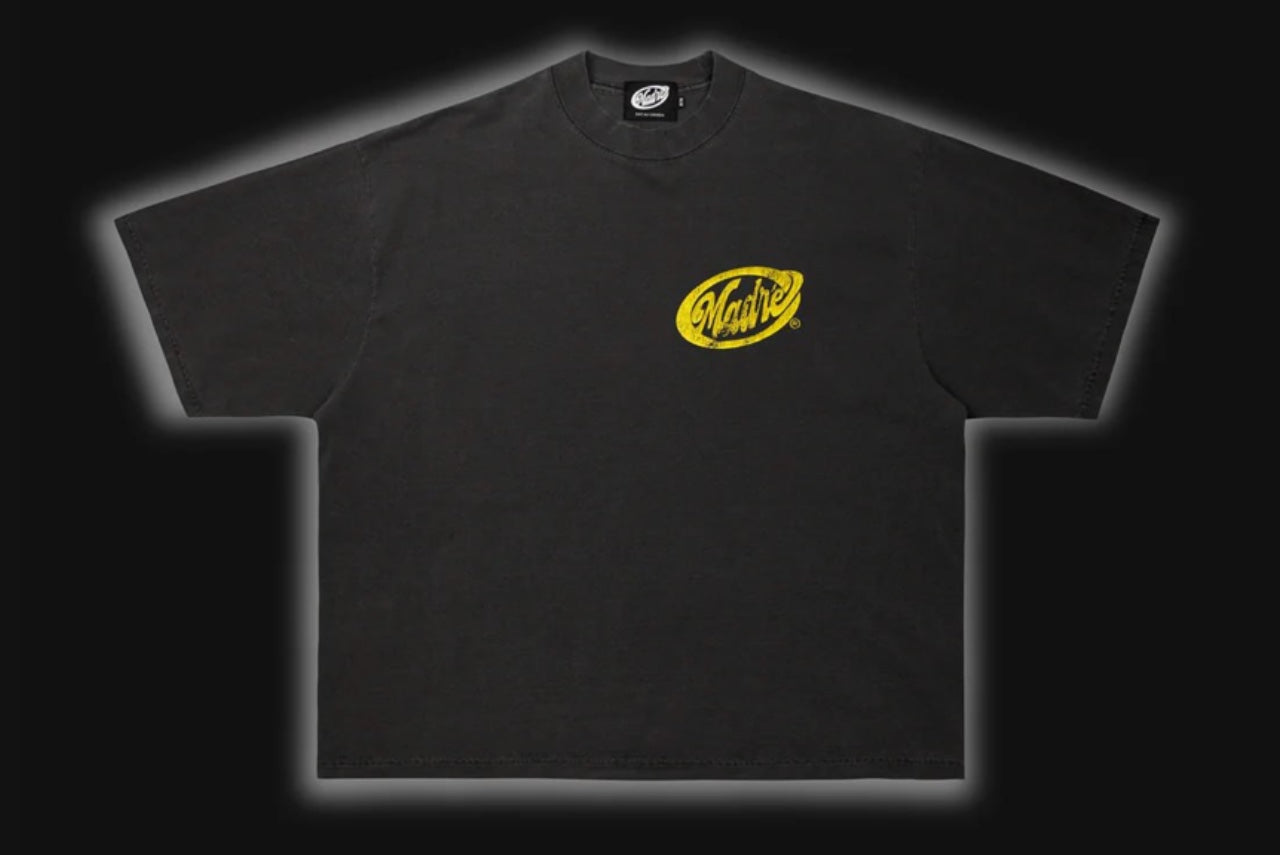 BOXY T-SHIRT - YELLOW TAPE