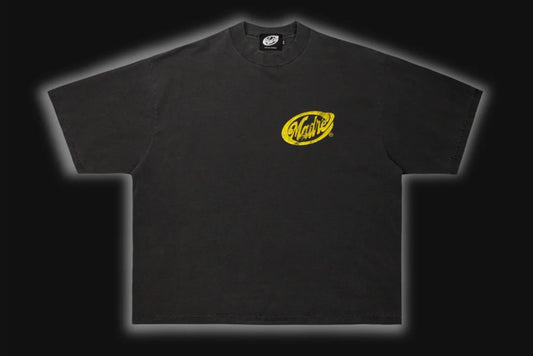 BOXY T-SHIRT - YELLOW TAPE