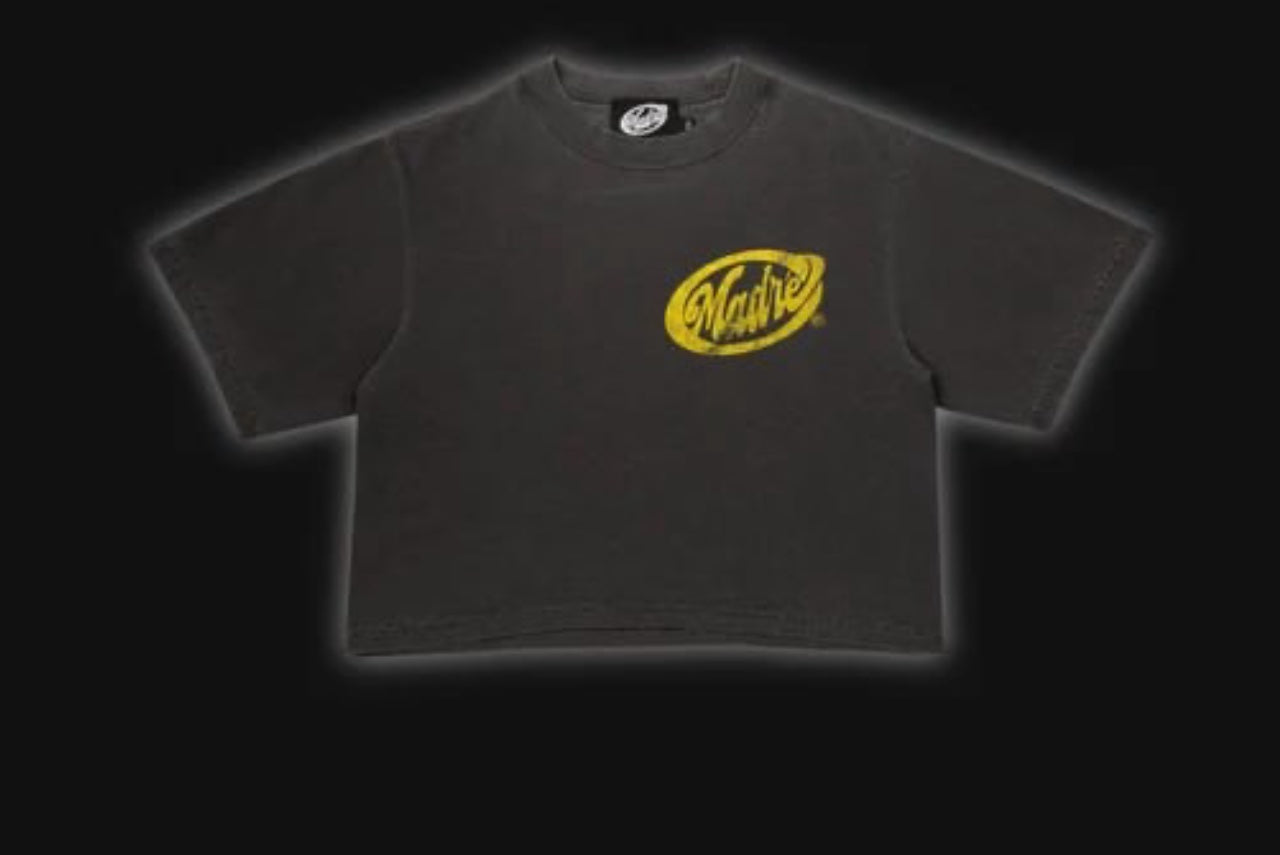 CROP TOP - YELLOW TAPE