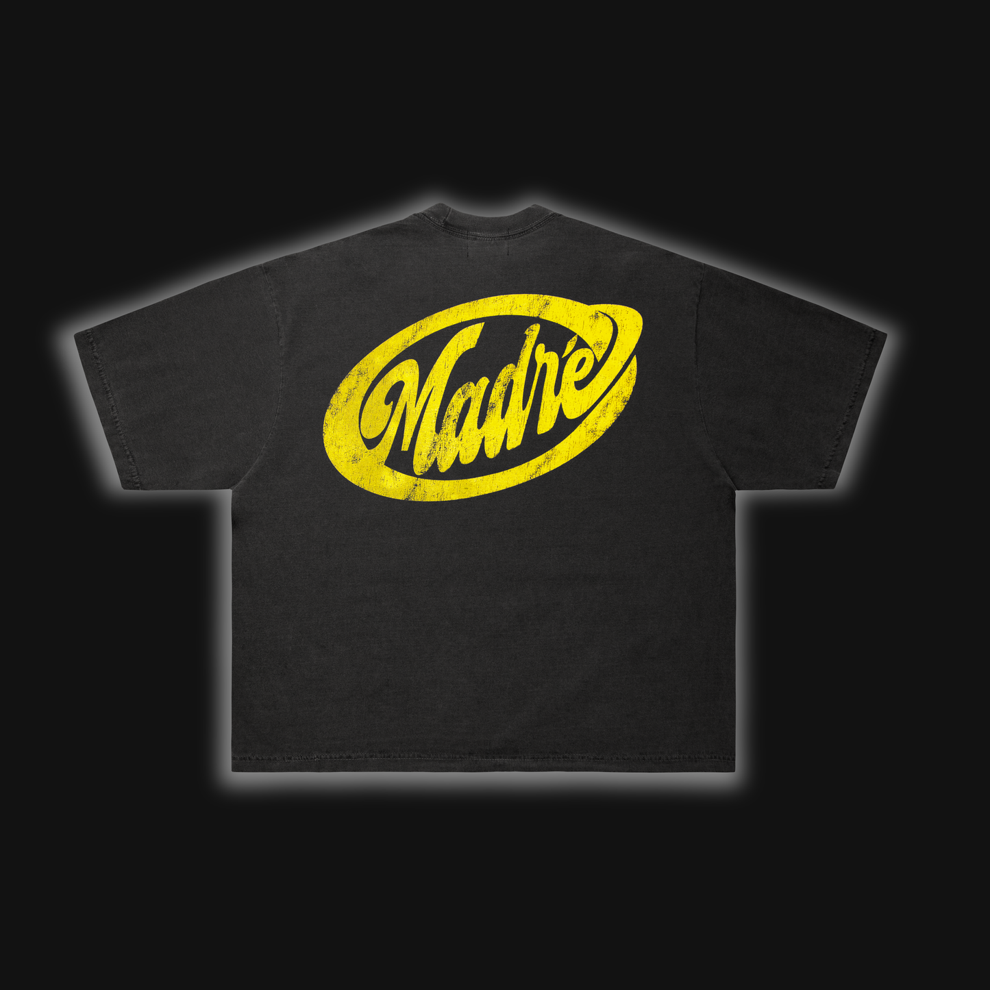 BOXY T-SHIRT - YELLOW TAPE