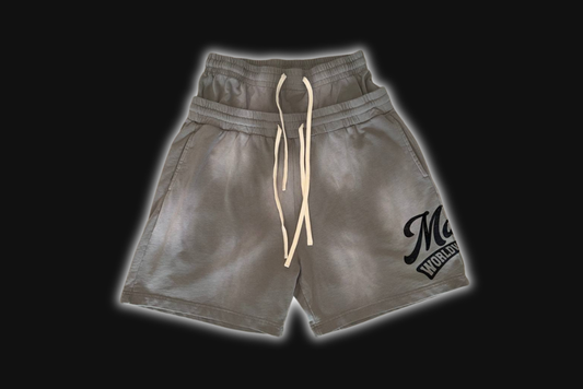 MADRÉ DOUBLE BAND SHORTS GREY/BLACK