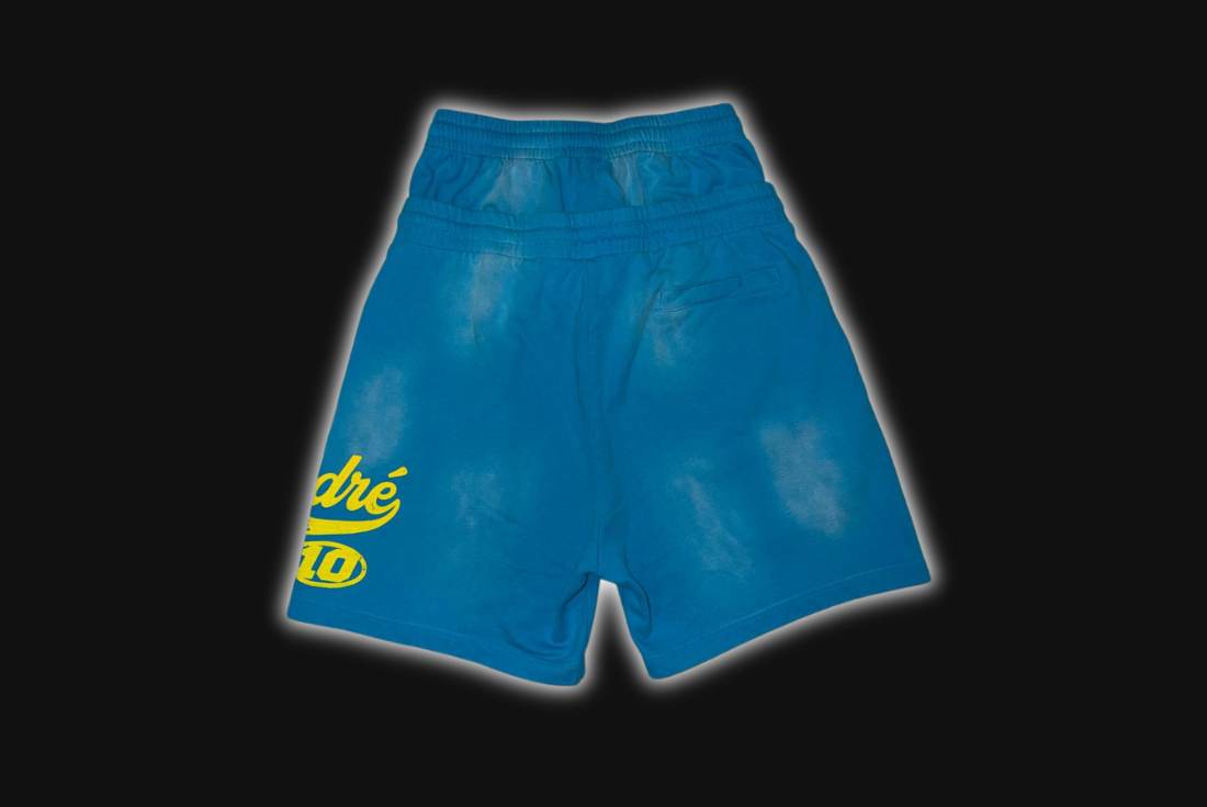 MADRÉ DOUBLE BAND SHORTS BLUE/YELLOW